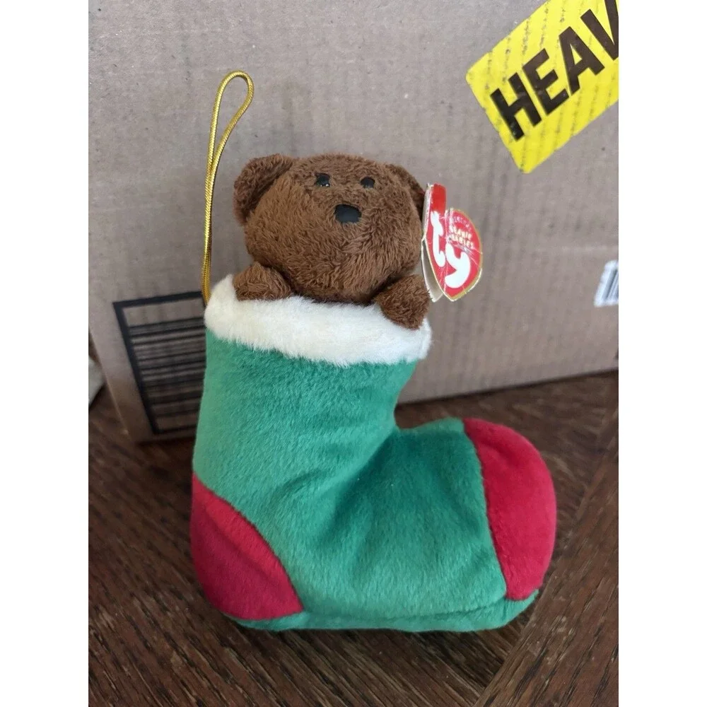 Vintage Ty Beanie Babies 2003 Plush‎ Stockings The Bear Mint Cond